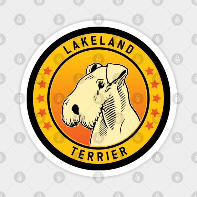 Lakeland Terrier Dog Portrait Magnet by millersye